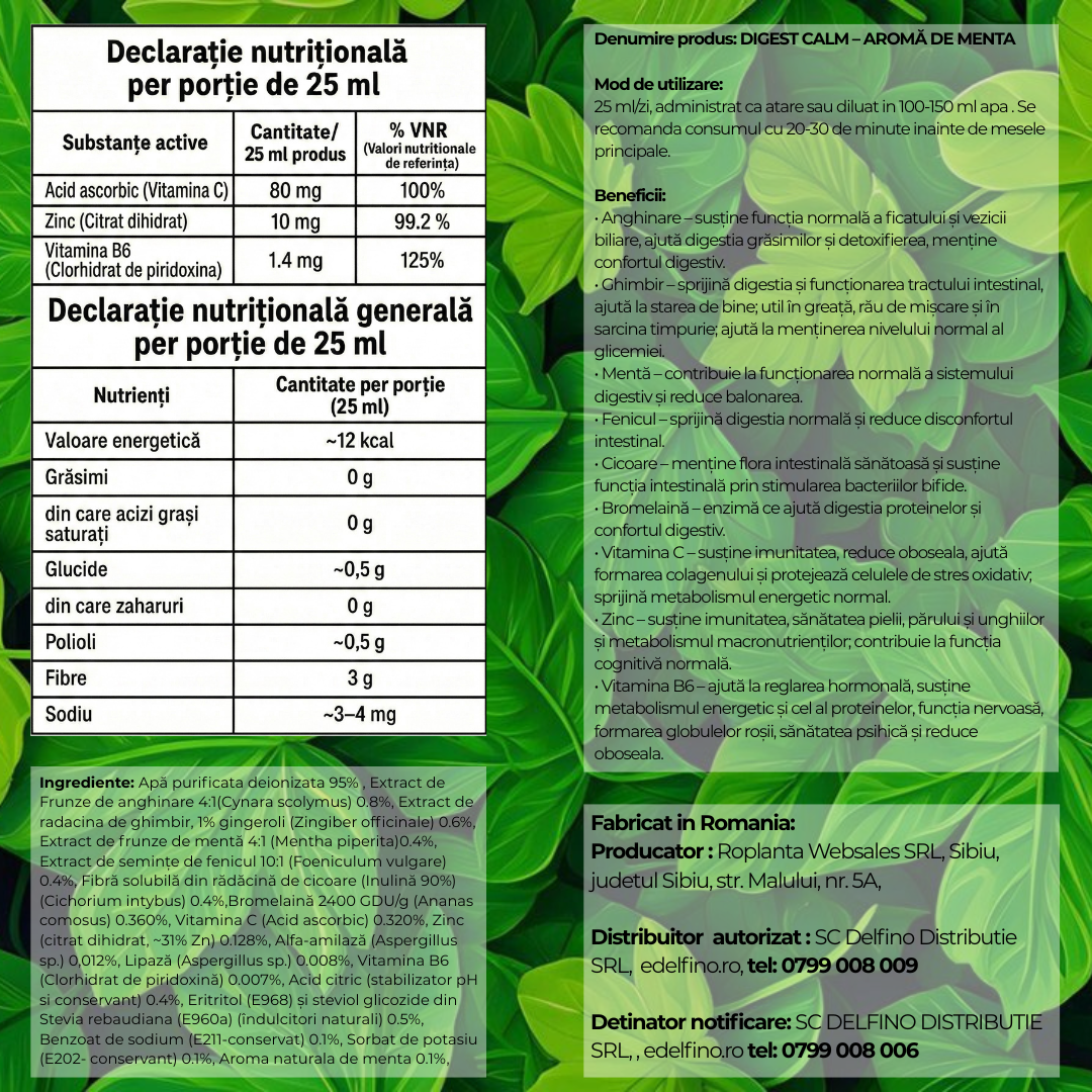 Complex Lichid Digest-Calm - Naturvia®️